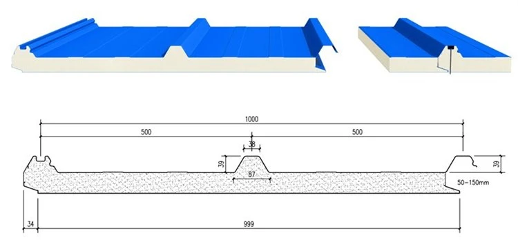 roof panels drawing